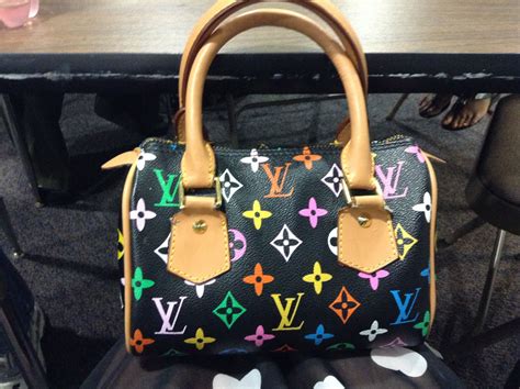 lv colourful bag